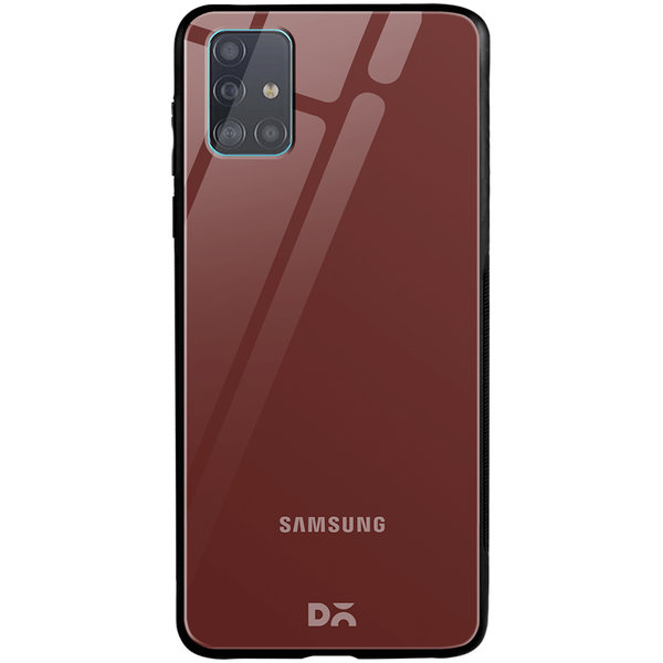 

DailyObjects Bark Brown Glass Case Cover For Samsung Galaxy A71
