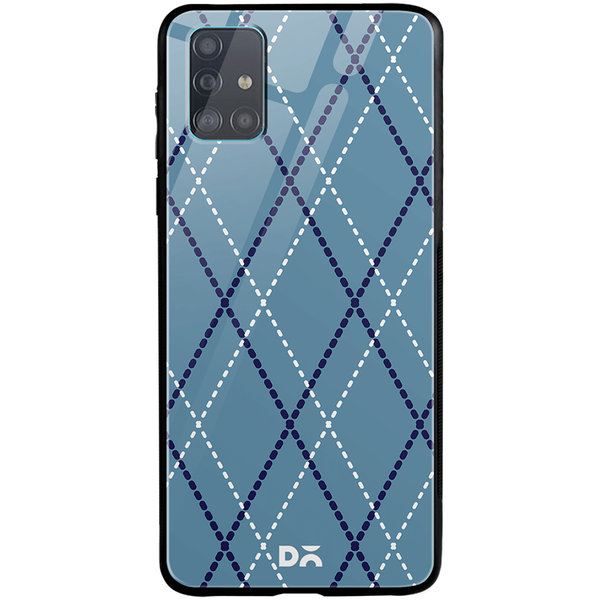 

DailyObjects Blueberry Diamond Rope Glass Case Cover For Samsung Galaxy A71