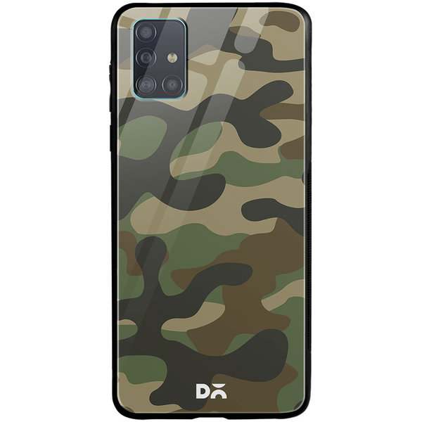 

DailyObjects Camouflage Glass Case Cover For Samsung Galaxy A71