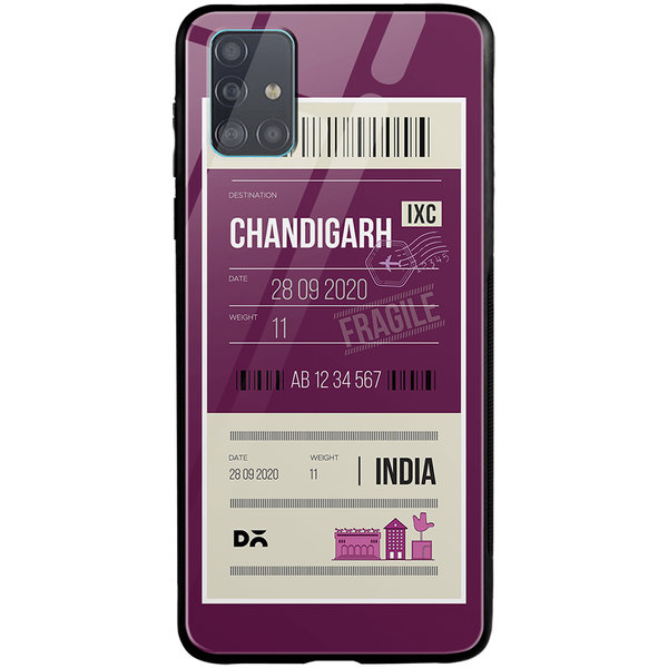 

DailyObjects Chandigarh City Tag Glass Case Cover For Samsung Galaxy A71