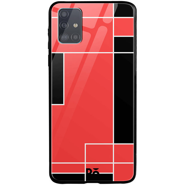 

DailyObjects Coral Blocks Glass Case Cover For Samsung Galaxy A71