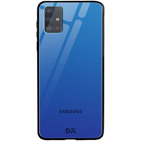 

DailyObjects Deep Sea Gradient Glass Case Cover For Samsung Galaxy A71