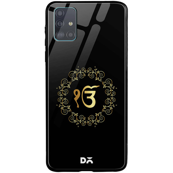 

DailyObjects Ek Onkar Mantr Glass Case Cover For Samsung Galaxy A71