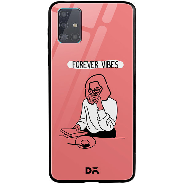 

DailyObjects Forever Vibes Glass Case Cover For Samsung Galaxy A71