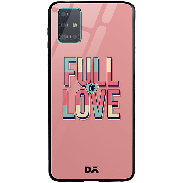

DailyObjects Full of Love Glass Case Cover For Samsung Galaxy A71