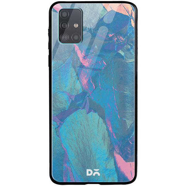

DailyObjects Glacier Holo Stone Glass Case Cover For Samsung Galaxy A71