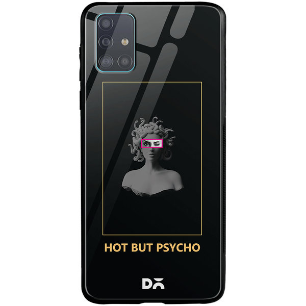 

DailyObjects Hot Psycho Glass Case Cover For Samsung Galaxy A71