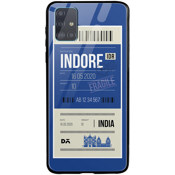 

DailyObjects Indore City Tag Glass Case Cover For Samsung Galaxy A71