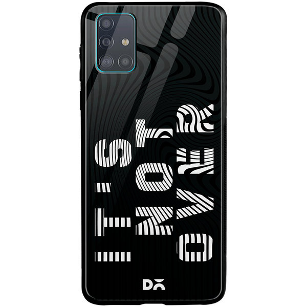 

DailyObjects Its Not Over Glass Case Cover For Samsung Galaxy A71