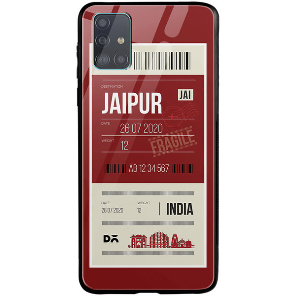 

DailyObjects Jaipur City Tag Glass Case Cover For Samsung Galaxy A71