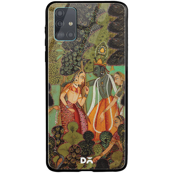 

DailyObjects Krishna Glass Case Cover For Samsung Galaxy A71