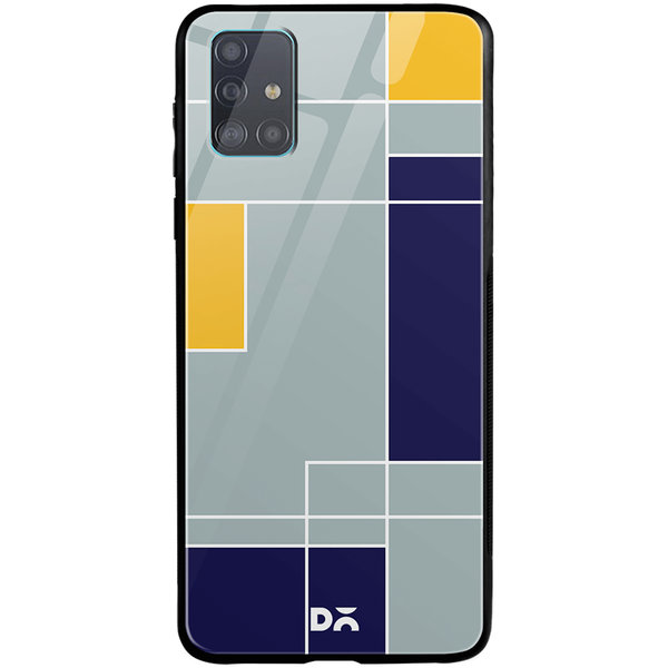 

DailyObjects Light Smoke Blocks Glass Case Cover For Samsung Galaxy A71