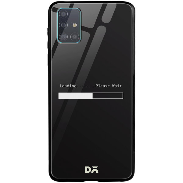 

DailyObjects Loading Dialog Glass Case Cover For Samsung Galaxy A71