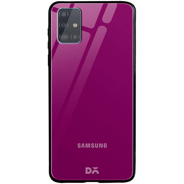 

DailyObjects Magenta Glass Case Cover For Samsung Galaxy A71