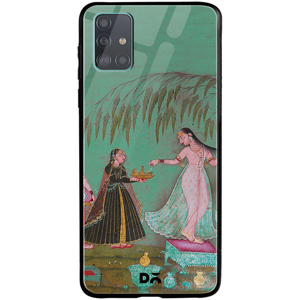 

DailyObjects Maids with Offerings Glass Case Cover For Samsung Galaxy A71