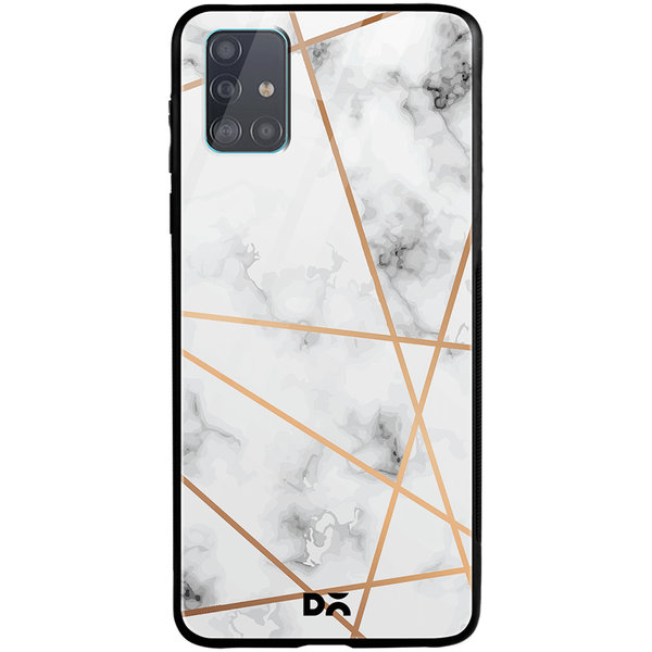 

DailyObjects Marble Lines Glass Case Cover For Samsung Galaxy A71