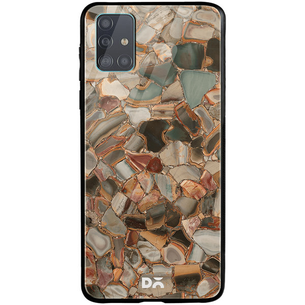 

DailyObjects Marble Mosaic Glass Case Cover For Samsung Galaxy A71
