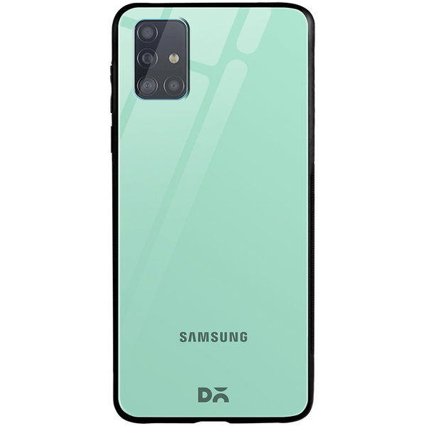 

DailyObjects Mint Glass Case Cover For Samsung Galaxy A71