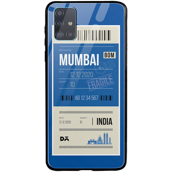 

DailyObjects Mumbai City Tag Glass Case Cover For Samsung Galaxy A71