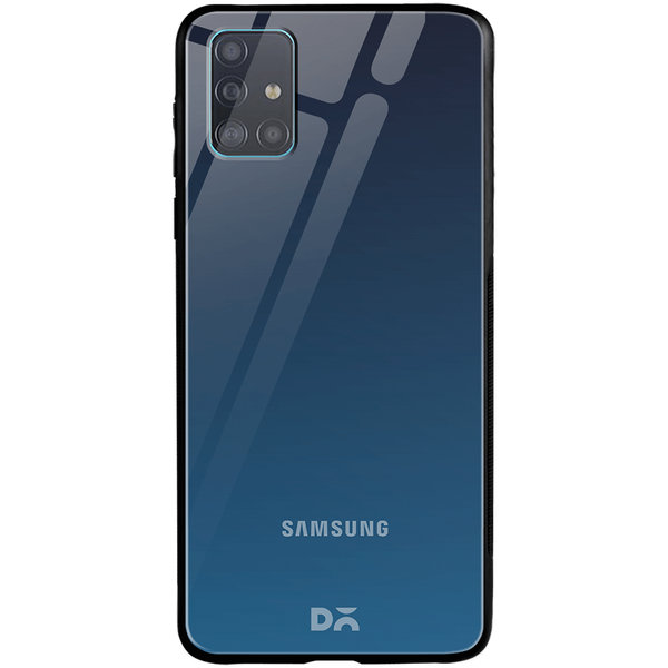 

DailyObjects Nebula Blue Glass Case Cover For Samsung Galaxy A71