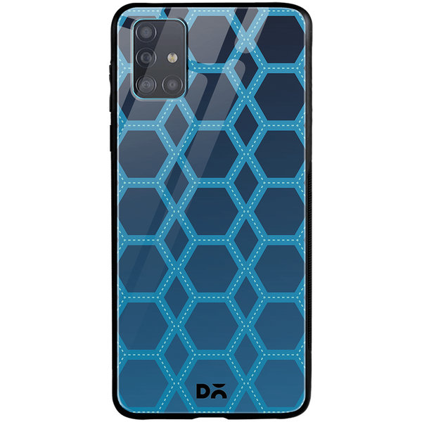 

DailyObjects Nebula Honeycomb Glass Case Cover For Samsung Galaxy A71