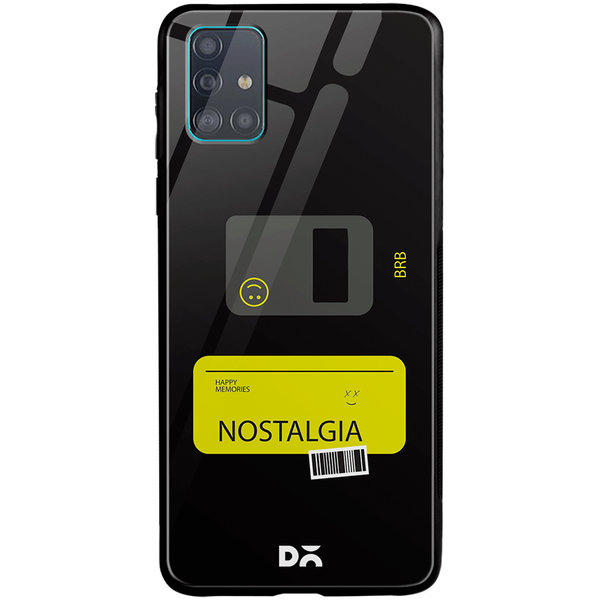 

DailyObjects Nostalgia BRB Glass Case Cover For Samsung Galaxy A71