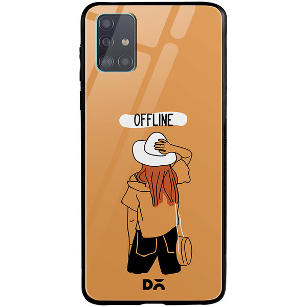 

DailyObjects Offline Glass Case Cover For Samsung Galaxy A71