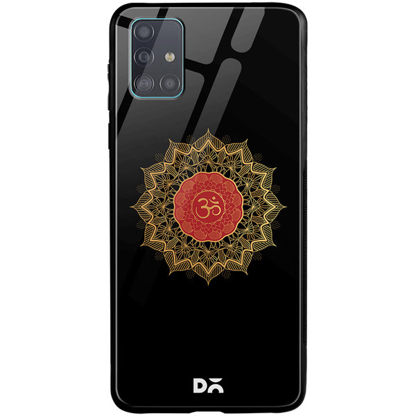 

DailyObjects OM Aura Glass Case Cover For Samsung Galaxy A71