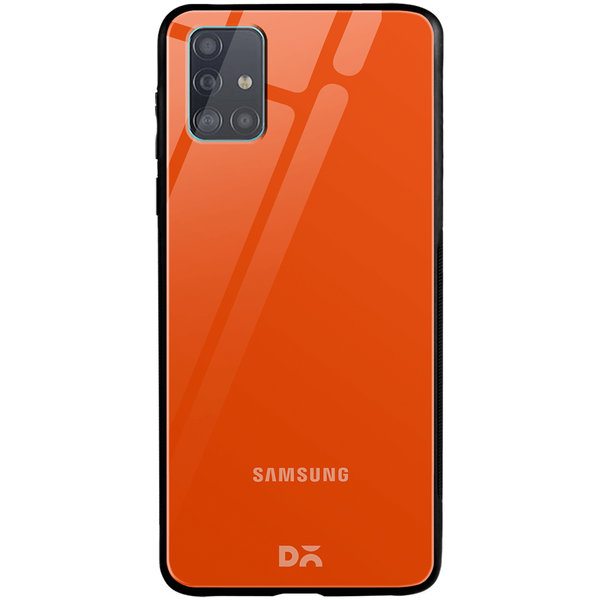 

DailyObjects Orange Fire Glass Case Cover For Samsung Galaxy A71