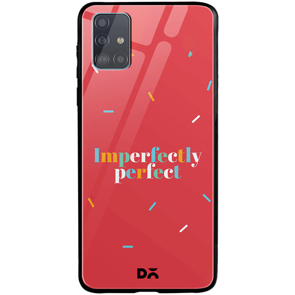 DailyObjects Perfect Glass Case Cover For Samsung Galaxy A71