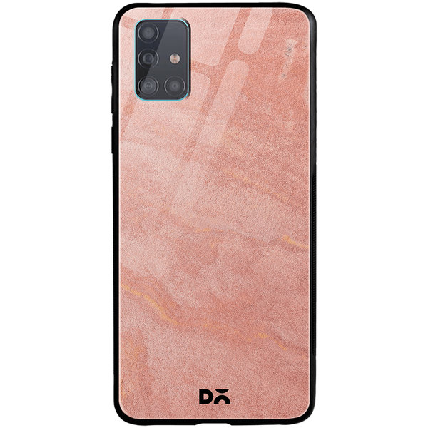 

DailyObjects Pink Marble Sand Glass Case Cover For Samsung Galaxy A71