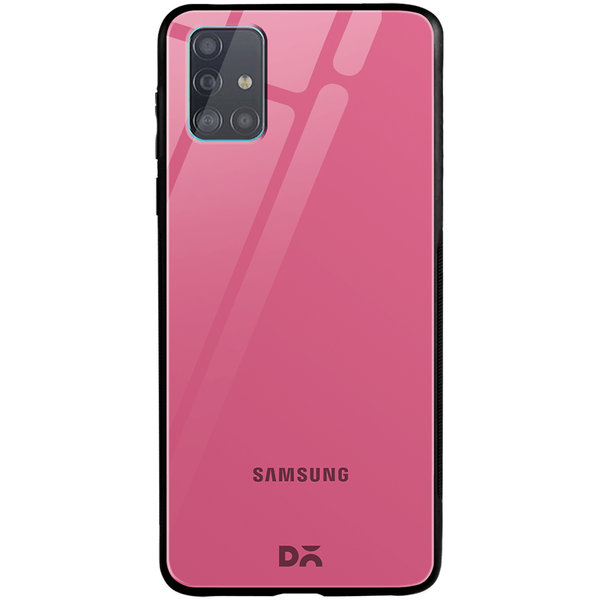 

DailyObjects Pink Punch Glass Case Cover For Samsung Galaxy A71
