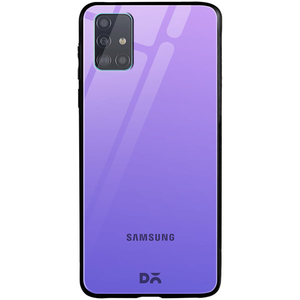 

DailyObjects Purple Iris Gradient Glass Case Cover For Samsung Galaxy A71