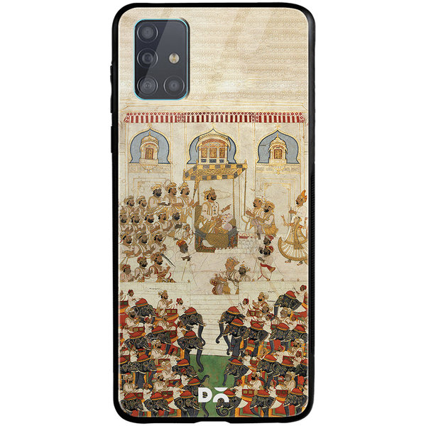 

DailyObjects Royal Decree Glass Case Cover For Samsung Galaxy A71