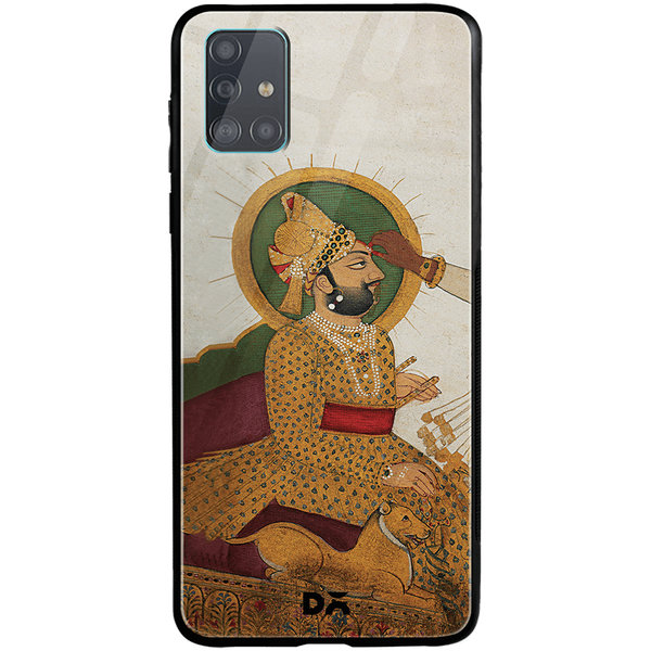 

DailyObjects Royal Tiika Glass Case Cover For Samsung Galaxy A71
