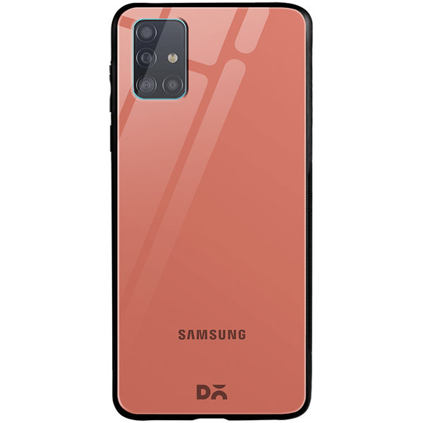 

DailyObjects Salmon Glass Case Cover For Samsung Galaxy A71