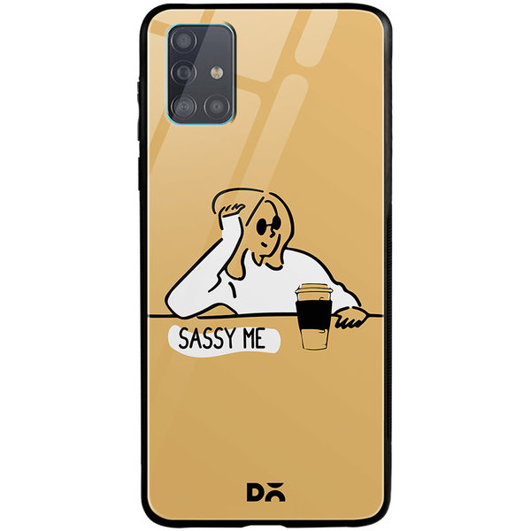 

DailyObjects Sassy Me Glass Case Cover For Samsung Galaxy A71