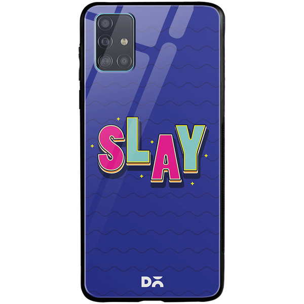 

DailyObjects Slay It Glass Case Cover For Samsung Galaxy A71