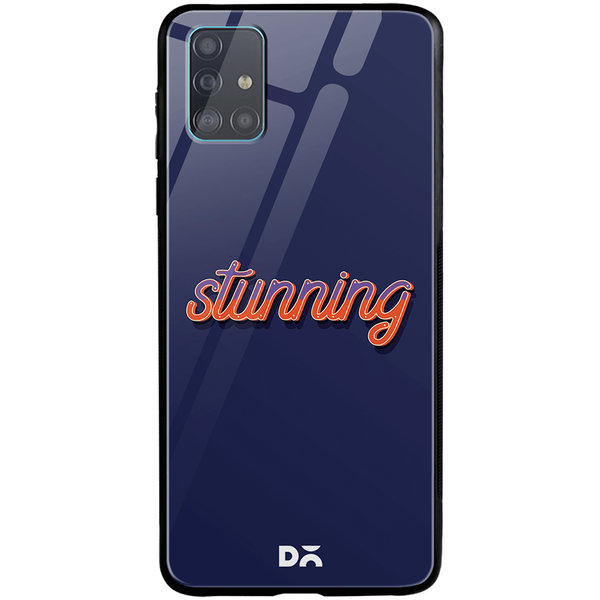 

DailyObjects Stunning Blue Glass Case Cover For Samsung Galaxy A71