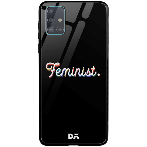 

DailyObjects The Feminist Glass Case Cover For Samsung Galaxy A71