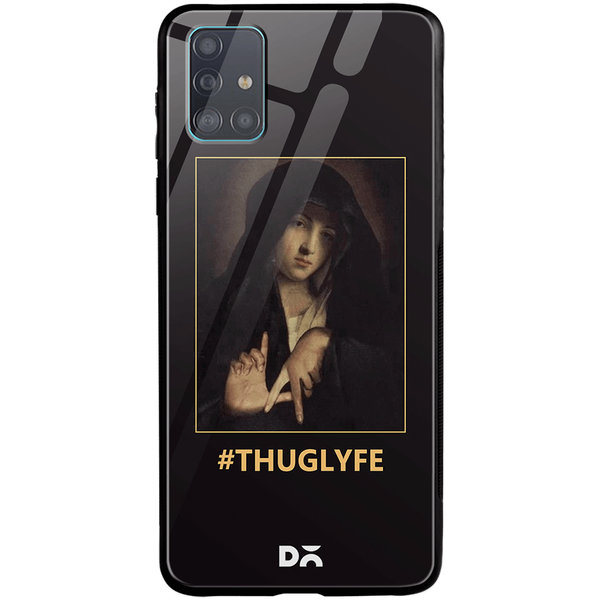 DailyObjects Thug Lyfe Glass Case Cover For Samsung Galaxy A71