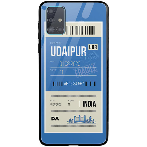 

DailyObjects Udaipur City Tag Glass Case Cover For Samsung Galaxy A71