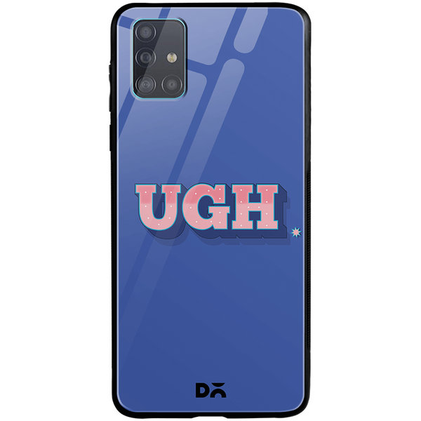 

DailyObjects UGH Blue Glass Case Cover For Samsung Galaxy A71