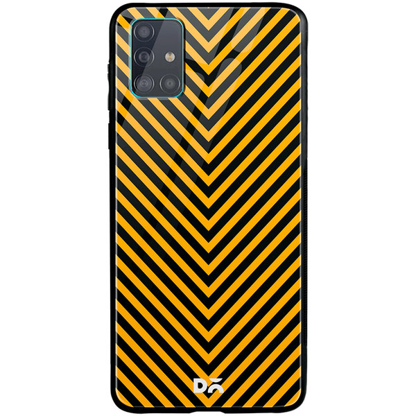 

DailyObjects V Ochre Glass Case Cover For Samsung Galaxy A71
