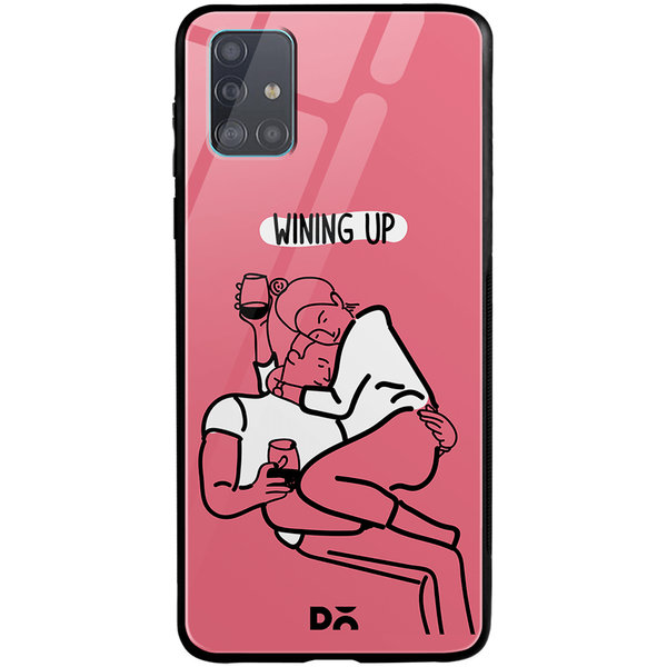 

DailyObjects Wining Up Glass Case Cover For Samsung Galaxy A71