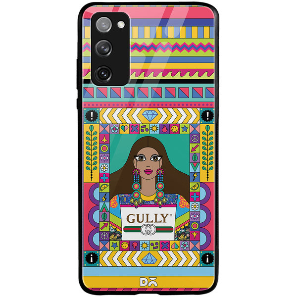 

DailyObjects Gully Gal Glass Case Cover For Samsung Galaxy S20 FE