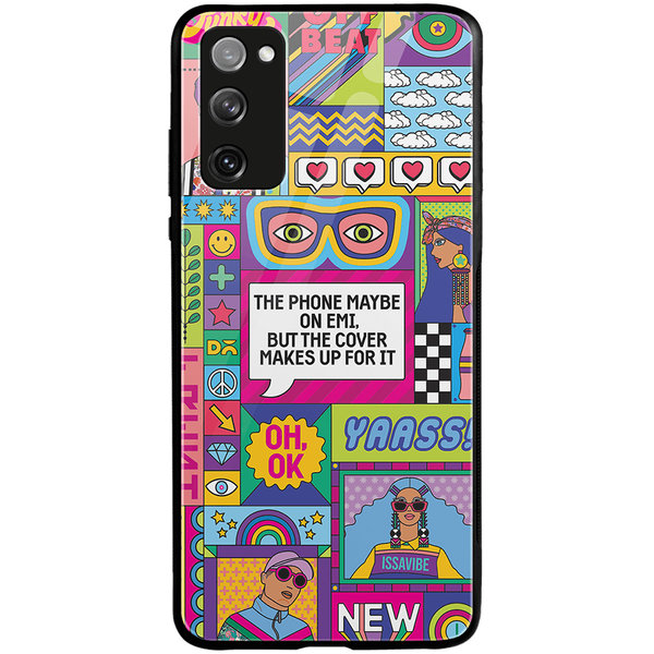 

DailyObjects Phone on EMI Glass Case Cover For Samsung Galaxy S20 FE