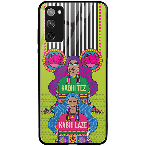 

DailyObjects Tezy Lazy Glass Case Cover For Samsung Galaxy S20 FE