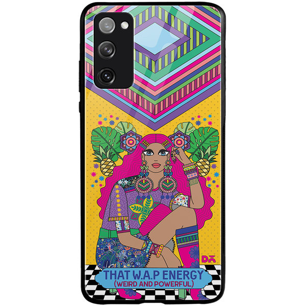 

DailyObjects Weird & Powerful Glass Case Cover For Samsung Galaxy S20 FE
