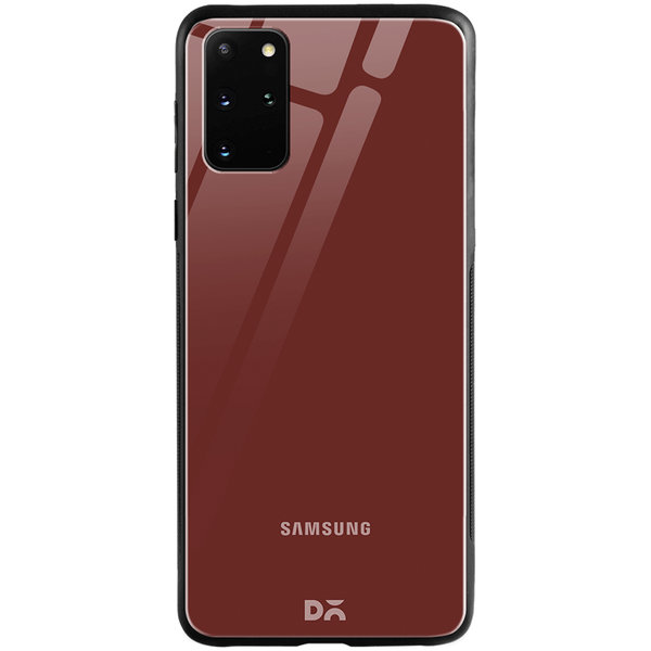 

DailyObjects Bark Brown Glass Case Cover For Samsung Galaxy S20 Plus
